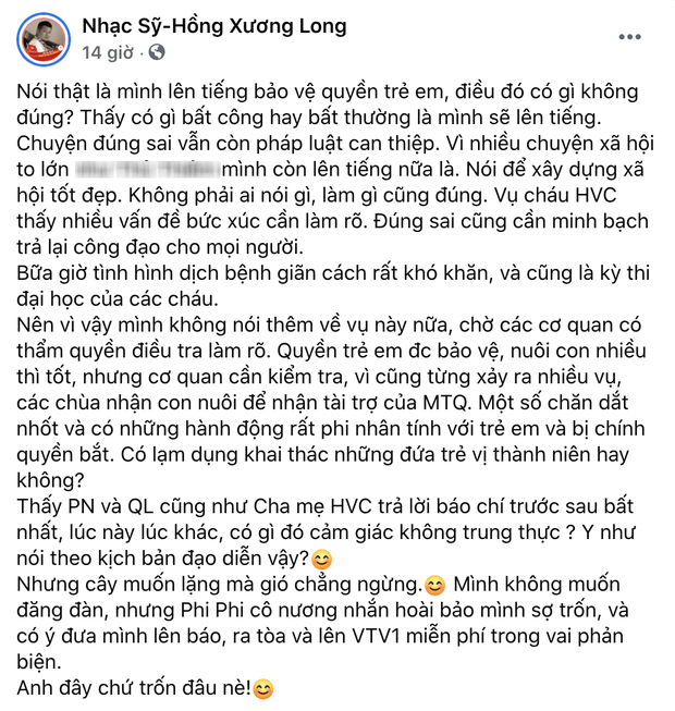 Phía Phi Nhung chính thức lên tiếng sau khi bị nhạc sĩ Chim Trắng Mồ Côi đăng đàn tố uy hiếp và đe doạ-6
