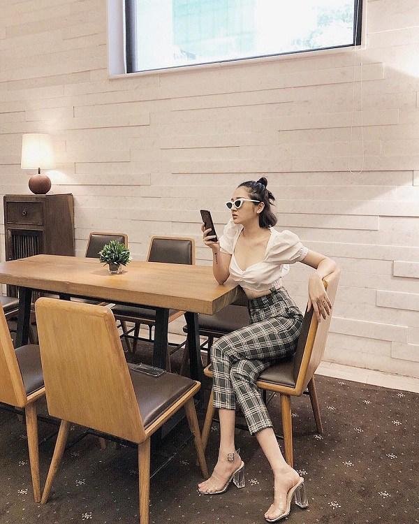 Học Bảo Anh - Midu phối áo tay bồng điệu đà như nàng thơ-1