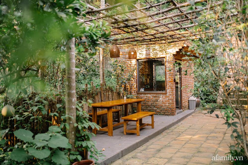 Cuộc sống yên bình trong ngôi nhà nhỏ và khu vườn xanh mát bóng cây ở ngoại thành Hà Nội-4