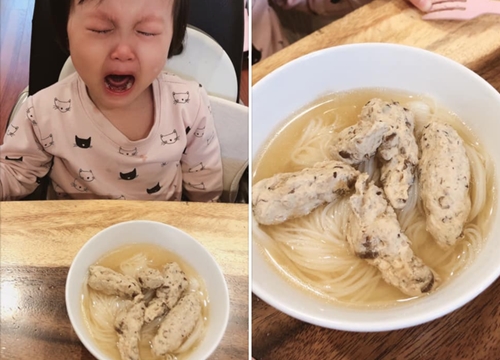 Nắng nóng thấy con ăn không ngon, mẹ xắn tay vào bếp đổi món nhưng thành quả thảm họa tới mức ai cũng cười ngặt nghẽo-5