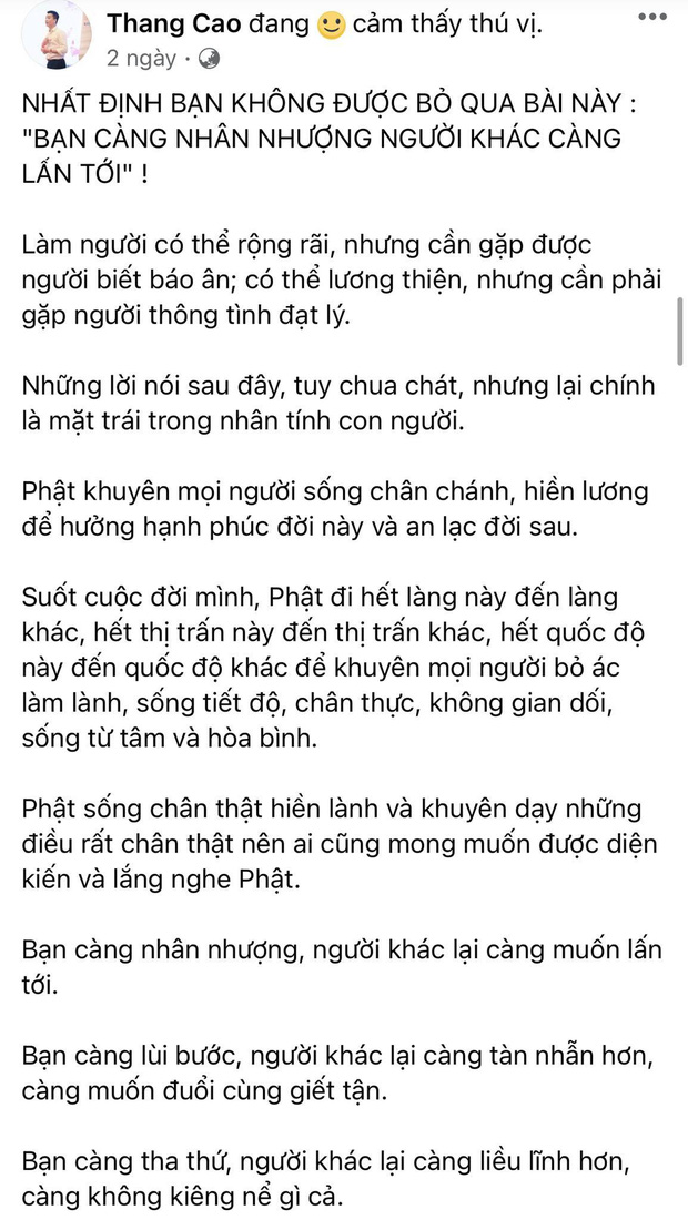 1 ngày trước khi lộ clip đánh vợ, chồng thứ 4 của Cô Xuyến (Về Nhà Đi Con) liên tục đăng đàn mỉa mai đàn bà mất nết?-3