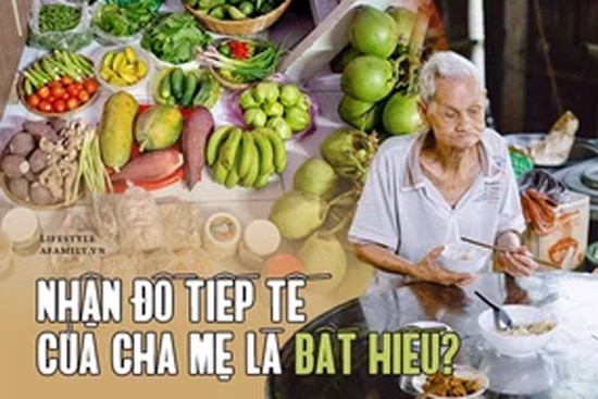 Tranh cãi chuyện con cái nhận đồ của cha mẹ ở quê gửi lên là bất hiếu, nhưng đã có ai thấy người ở quê họ
