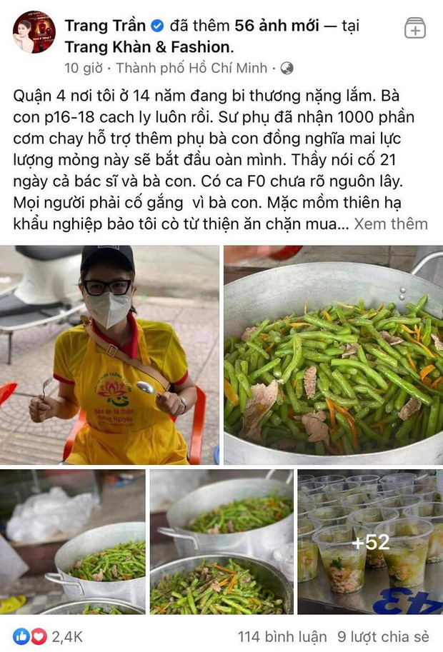 Trang Trần vẫn ngang nhiên xù lông đáp trả khi bị netizen nhắc chuyện lên bản tin VTV và tin đồn cò tiền từ thiện để mua nhà lầu-1