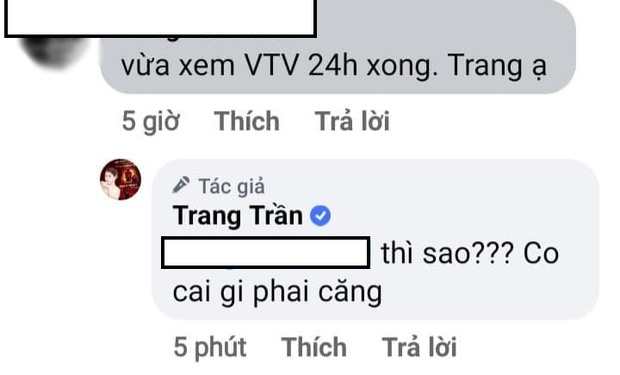 Trang Trần vẫn ngang nhiên xù lông đáp trả khi bị netizen nhắc chuyện lên bản tin VTV và tin đồn cò tiền từ thiện để mua nhà lầu-2