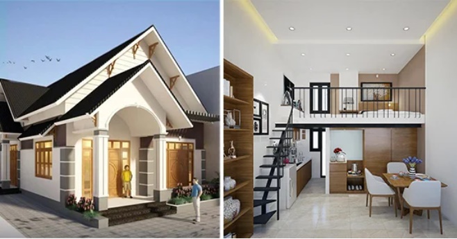 9 mẫu nhà cấp 4 đẹp long lanh, 3-4 phòng ngủ giá chỉ từ 350 triệu đồng cho vợ chồng trẻ ít tiền-1