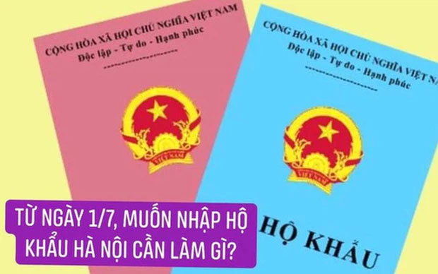 MỚI: Sau ngày 1/7, muốn nhập hộ khẩu Hà Nội chỉ cần các điều kiện này-1
