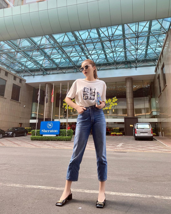 Kỳ Duyên đúng là thánh” chọn giày hack dáng khi toàn đi những đôi siêu kéo chân, lại dễ mix đồ-12