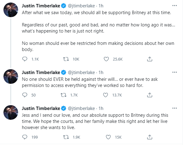 Justin Timberlake - the man who made Britney Spears cry: Late apology after nearly 2 decades, mocked when publicly demanding freedom for ex-lover - 12