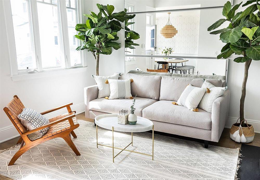 Thiết kế phòng khách theo phong cách bãi biển trẻ trung, hiện đại, ở nhà mà như đang đi nghỉ mát-12