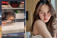 Bạn gái Hà Đức Chinh chất đồ ăn đầy tủ lạnh mừng người yêu trở về, nhưng rồi đành ngậm ngùi vì 'delay'