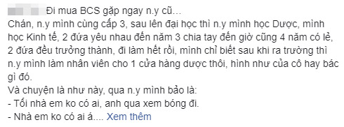 Lần đầu tiên đi mua Ba con sói gặp ngay người yêu cũ là người bán, thanh niên ngượng chín mặt và cái kết chưng hửng-1