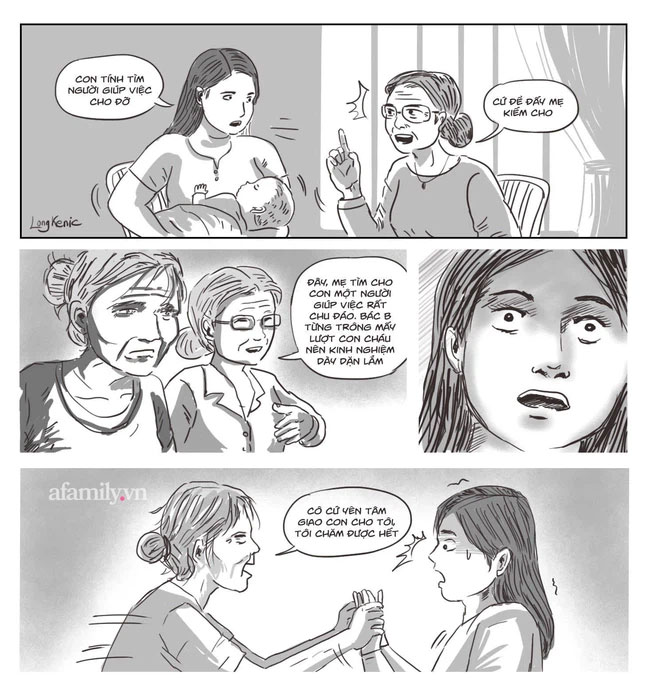 Nhìn người giúp việc mà mẹ chồng thuê hộ, tôi run rẩy vì quá sốc và sợ hãi-1