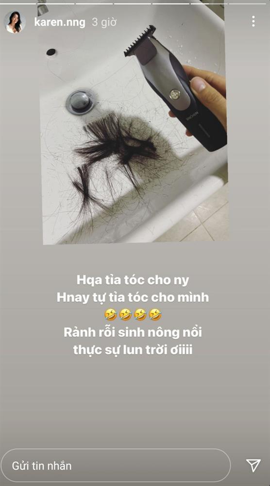 Sao Việt những ngày cấm cung mùa dịch: Người tự cắt tóc xịn đét, người makeup cho vui rồi... đi ngủ-7