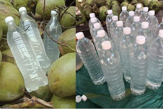 Nước dừa chỉ từ 35k/lít bán đầy chợ mạng, nổ đơn 