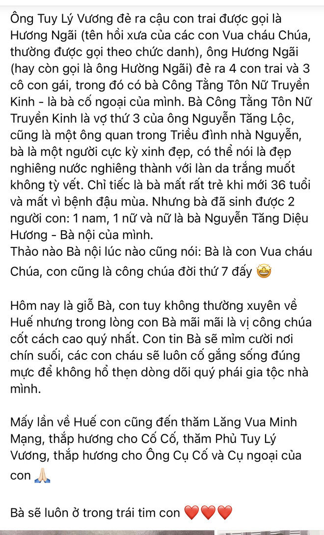 Hoa hậu Hà Kiều Anh đáp trả 1 tràng khi bị netizen thắc mắc về drama tự nhận là công chúa đời thứ 7 triều Nguyễn-6