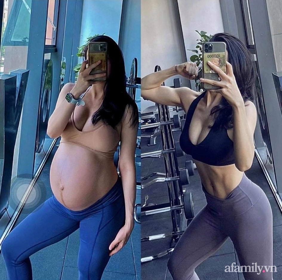 Mẹ 9x khoe cơ bụng đẹp nức nở dù mới sinh con 3 tháng, chỉ ra sai lầm của nhiều chị em khiến việc giảm cân sau sinh thất bại-14