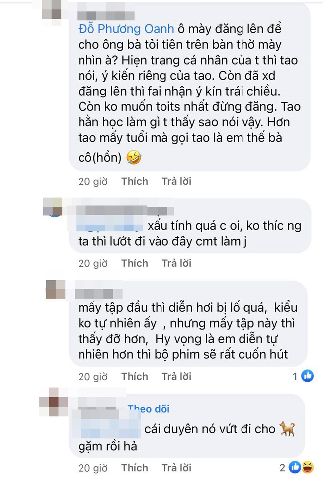 Phương Oanh Hương vị tình thân đáp trả xéo đi, rác rưởi khi bị anti-fan bình luận tục tĩu-3