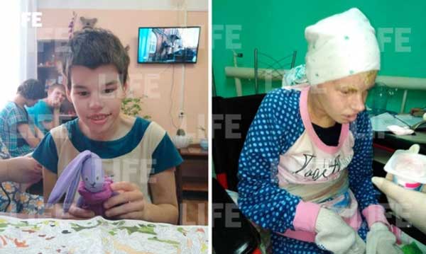 MXH Nga lan truyền video gây sốc: Cậu bé khuyết tật bị giáo viên bóp cổ tra tấn dã man trong trường nội trú, nhà trường nói gì?-2