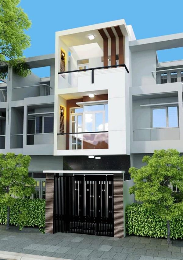 10 mẫu nhà ống 3 tầng đẹp hiện đại, không sợ lỗi mốt, cặp vợ chồng nào cũng mơ ước-3