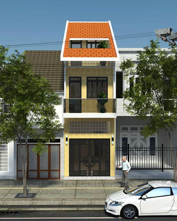 10 mẫu nhà ống 3 tầng đẹp hiện đại, không sợ lỗi mốt, cặp vợ chồng nào cũng mơ ước-4