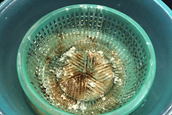 Rổ rau dù bẩn đến đâu chỉ cần ngâm với thứ này trong 5 phút là sẽ sạch như mới mà không cần phải cọ rửa-3