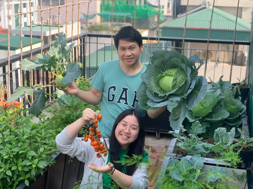 Sân thượng thoáng đãng nhưng xanh mướt, sai trĩu quả của ông hoàng nhạc đỏ Trọng Tấn-19