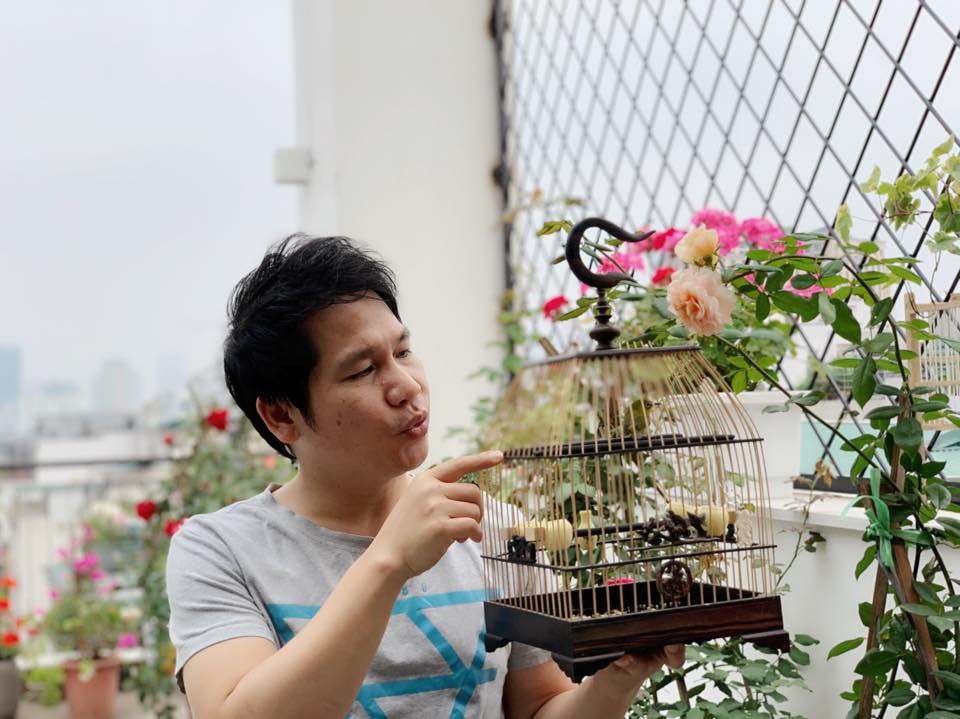 Sân thượng thoáng đãng nhưng xanh mướt, sai trĩu quả của ông hoàng nhạc đỏ Trọng Tấn-23