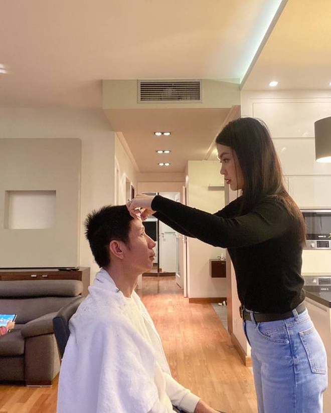 Đàm Thu Trang hoá thợ cắt tóc cho ông xã đại gia và cái kết khiến Cường Đô La giật mình-4