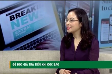 Phó Tổng biên tập Báo VietNamNet Hoàng Thị Bảo Hương nói về xu hướng Báo chí thu phí