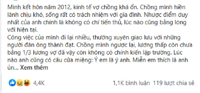 Định ly hôn chồng vô dụng để tái hợp với người cũ, nhưng cuộc nói chuyện trong bệnh viện đã khiến vợ thay đổi tất cả-1