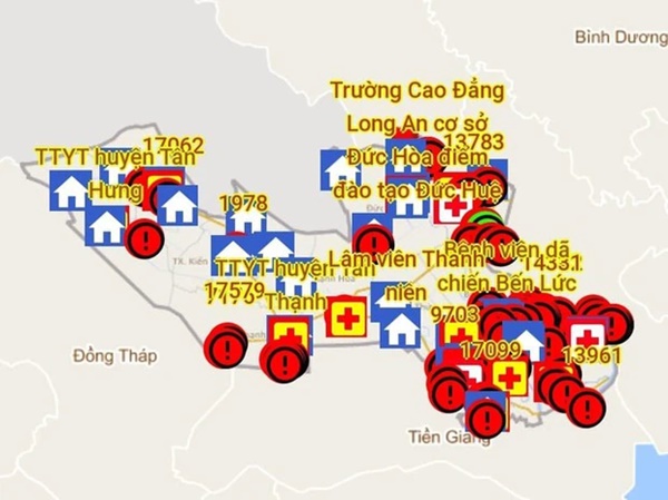 Long An ghi nhận 72 ca mắc COVID-19 trong một ngày-1