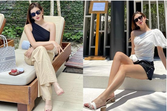 Tiết kiệm như Huyền My: Chỉ diện đi diện lại 2 kiểu giày nhưng mix đồ không lạc quẻ, lại còn tôn dáng