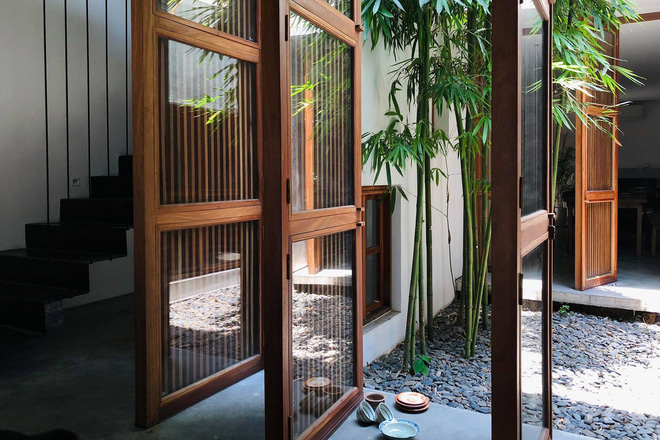 Vợ chồng 8X xây nhà 3,5 tỷ tại Long Biên: Bên ngoài là khối hộp cao 9m nhưng trong nhà lại ngập nắng chill bất ngờ-9