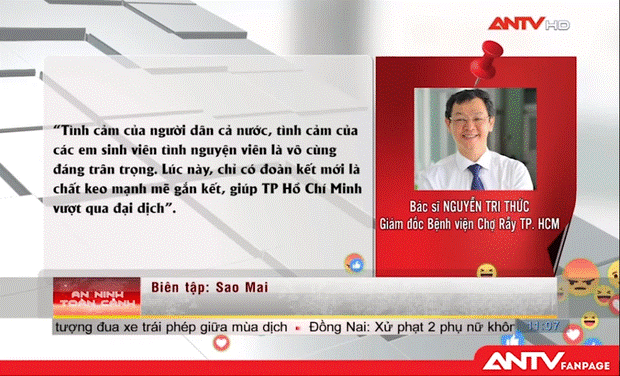 Truyền hình ANTV lên tiếng về status của Trác Thúy Miêu liên quan đoàn cán bộ, sinh viên Hải Dương chi viện TP.HCM chống dịch-7