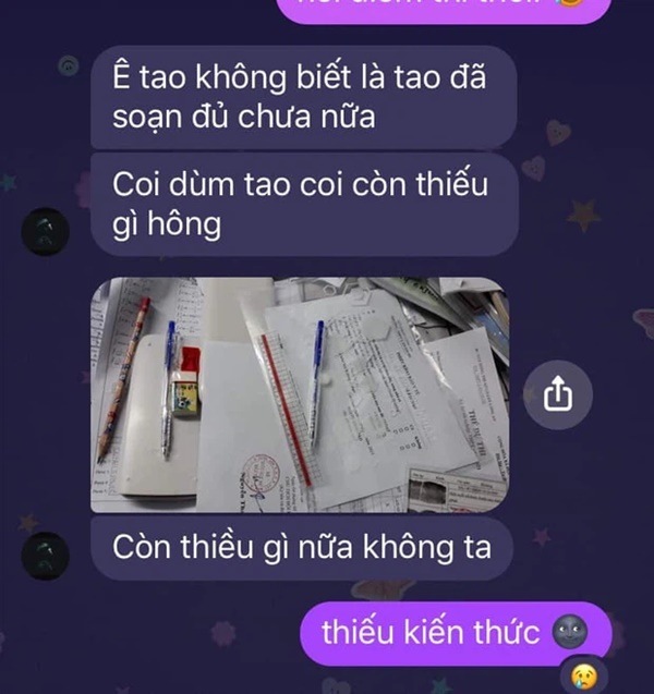 Nam sinh nhờ bạn thân check hộ đồ dùng trước giờ thi đại học, ai ngờ bị trả treo 1 câu mà tức anh ách-1