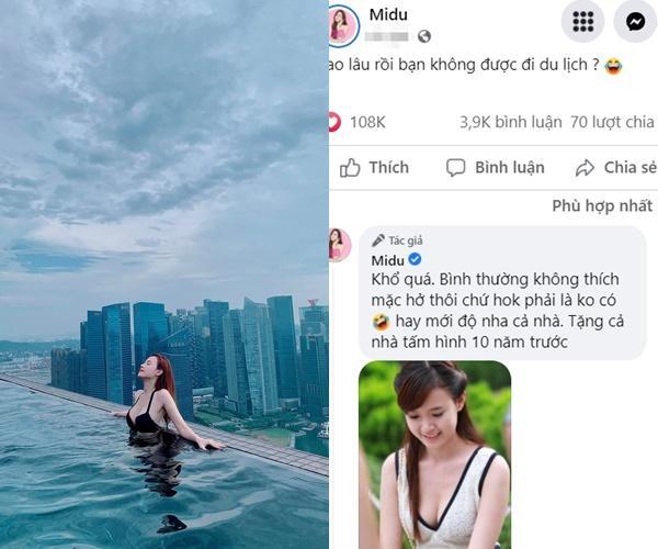 Vàng thật không sợ lửa: Midu hở bạo chứng minh vòng 1 phồn thực tự nhiên-4