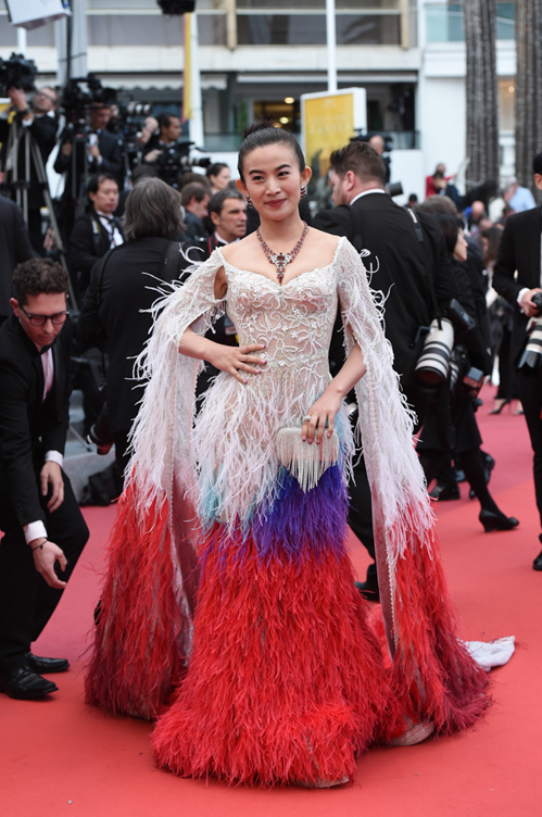 Những khách mời vô danh khiến thảm đỏ Cannes dậy sóng: Mặc lố lăng hay cố tình tạo dáng khoe trọn vòng 1 đến phản cảm-17