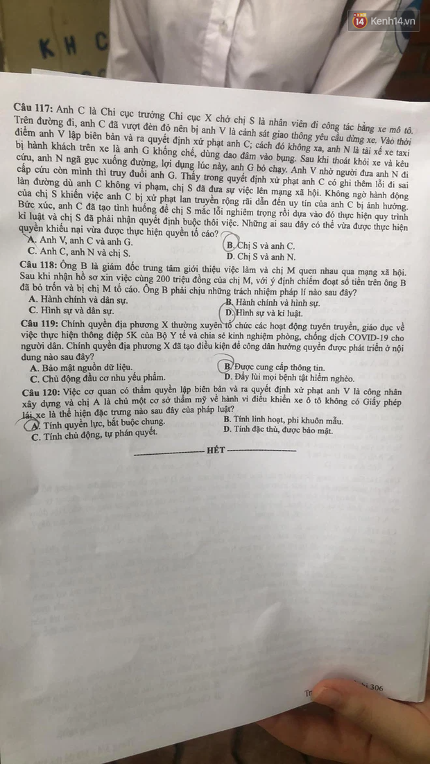 Đề thi Giáo dục công dân tốt nghiệp THPT 2021-3