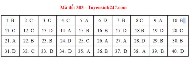 Đáp án đề thi môn Lịch sử tốt nghiệp THPT 2021 tất cả các mã đề-2