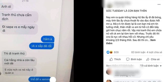 Vợ bầu sắp đẻ phát hiện&nbsp;tin nhắn về kế hoạch đi Sapa của kẻ thứ ba, danh tính đối phương mới khiến cô ngã ngửa-1