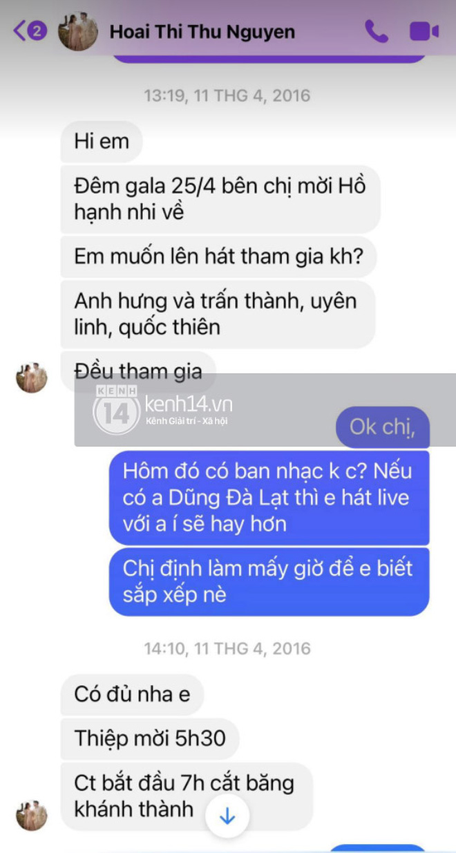 Vy Oanh tung bằng chứng tố Thu Hoài nói dối trắng trợn, làm cho ra nhẽ nghi vấn yêu sách trở mặt đòi cát-xê-4