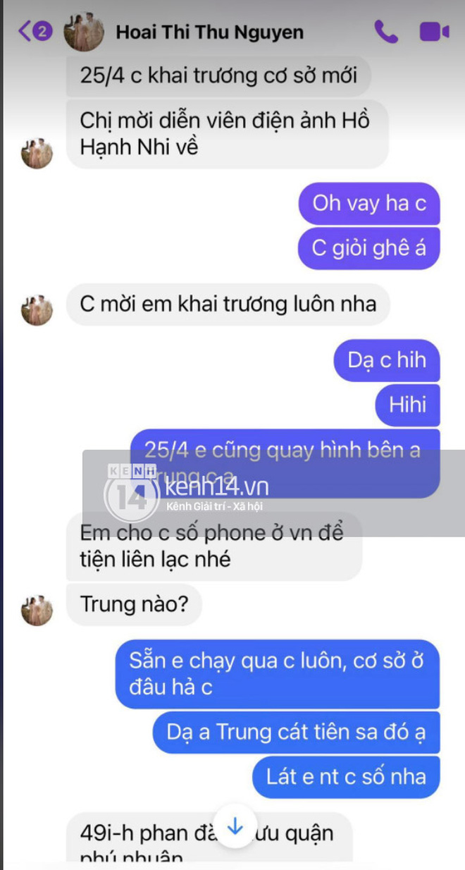 Vy Oanh tung bằng chứng tố Thu Hoài nói dối trắng trợn, làm cho ra nhẽ nghi vấn yêu sách trở mặt đòi cát-xê-5