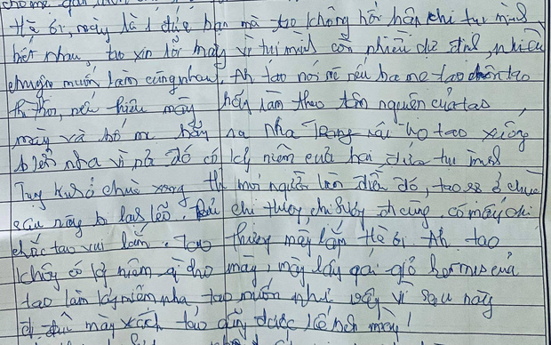 Xót xa tâm thư Đức Long viết gửi Cao Thái Hà trước khi mất: Mày và bố mẹ hãy ra Nha Trang rải tro tao xuống biển vì nơi đó có kỷ niệm 2 đứa mình”-2