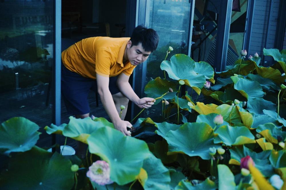 Hồ sen với đủ loại hoa hiếm trên penthouse 300m² của chồng dành tặng vợ ở Hà Nội-17