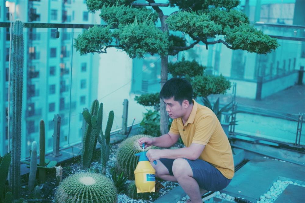 Hồ sen với đủ loại hoa hiếm trên penthouse 300m² của chồng dành tặng vợ ở Hà Nội-28