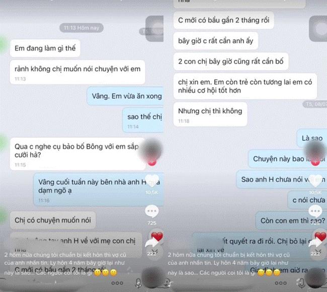 Sắp cưới thì vợ cũ của chồng nhắn tin động trời Rất mong em bỏ đi đứa bé và màn phản ứng nhanh ghi điểm gọn của mẹ chồng-1