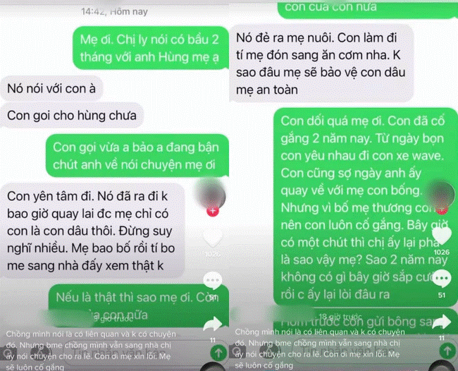 Sắp cưới thì vợ cũ của chồng nhắn tin động trời Rất mong em bỏ đi đứa bé và màn phản ứng nhanh ghi điểm gọn của mẹ chồng-5