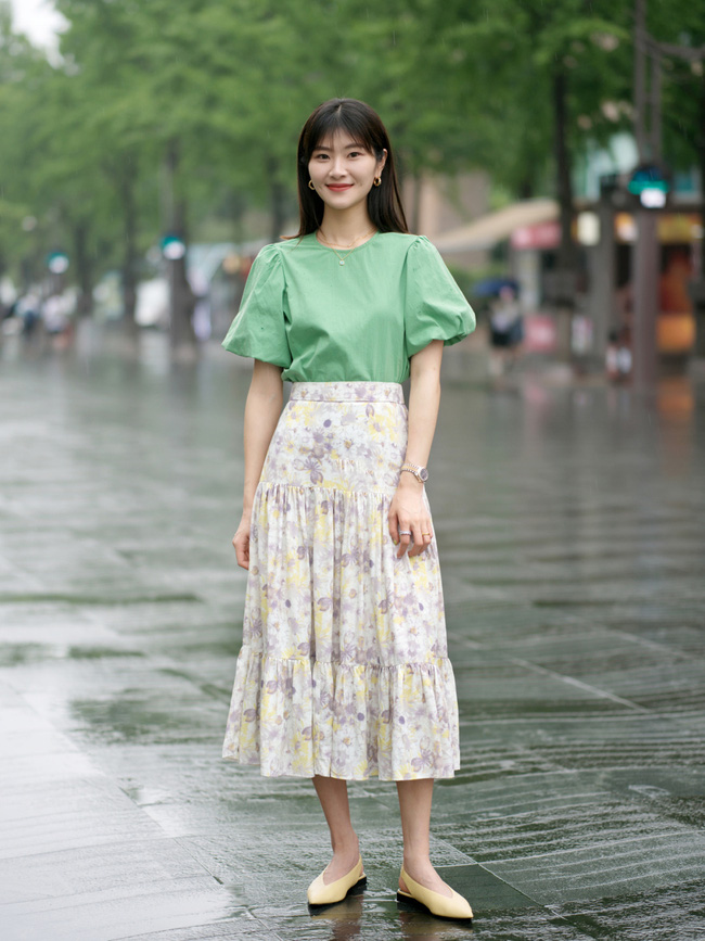 Street style Châu Á: Loạt quý cô khoe dáng với quần cạp cao nhưng vẫn có pha mặc lỗi-2