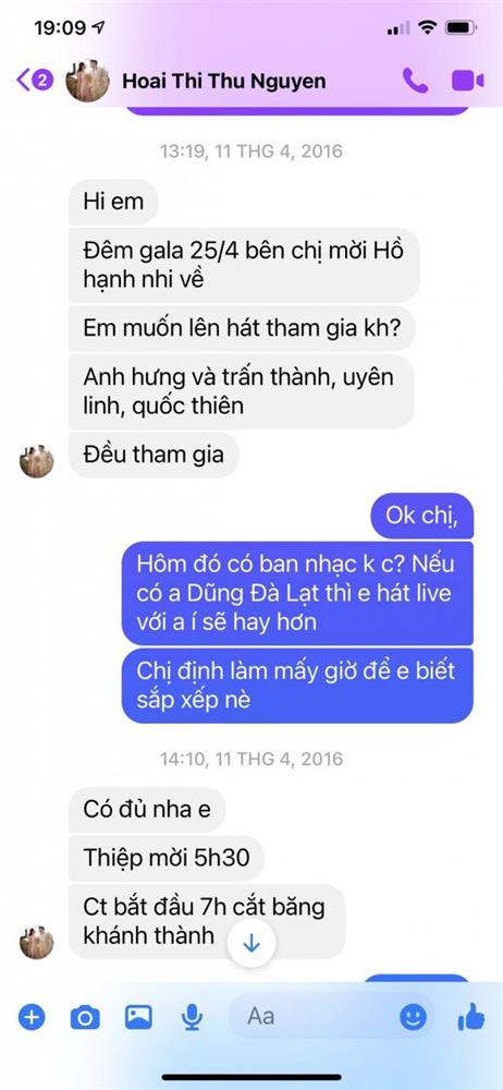 Vy Oanh tung clip quay cận tin nhắn với Thu Hoài, chứng minh không photoshop như lời đồn-2
