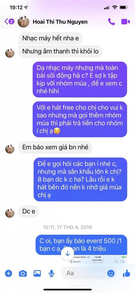 Vy Oanh tung clip quay cận tin nhắn với Thu Hoài, chứng minh không photoshop như lời đồn-5